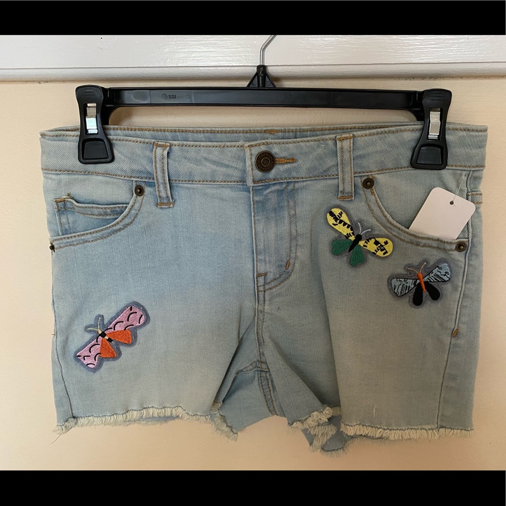 Cat & Jack denim shorts L 10/12
